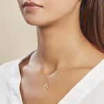 Pendentif Ange Ovale Or Jaune - Pendentifs Communion Famille | Histoire d&rsquo;Or