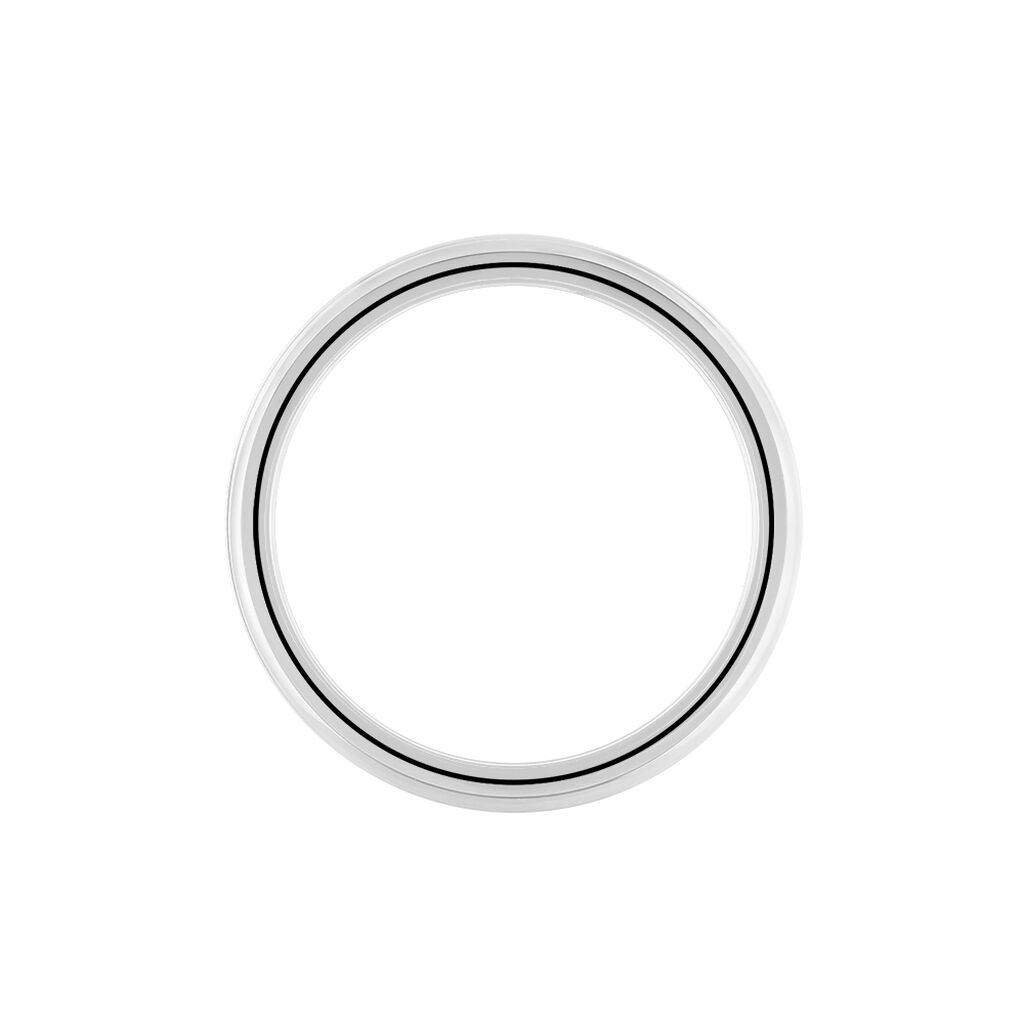 Bague Margalith Acier Blanc - Bagues fantaisie Homme | Histoire d’Or