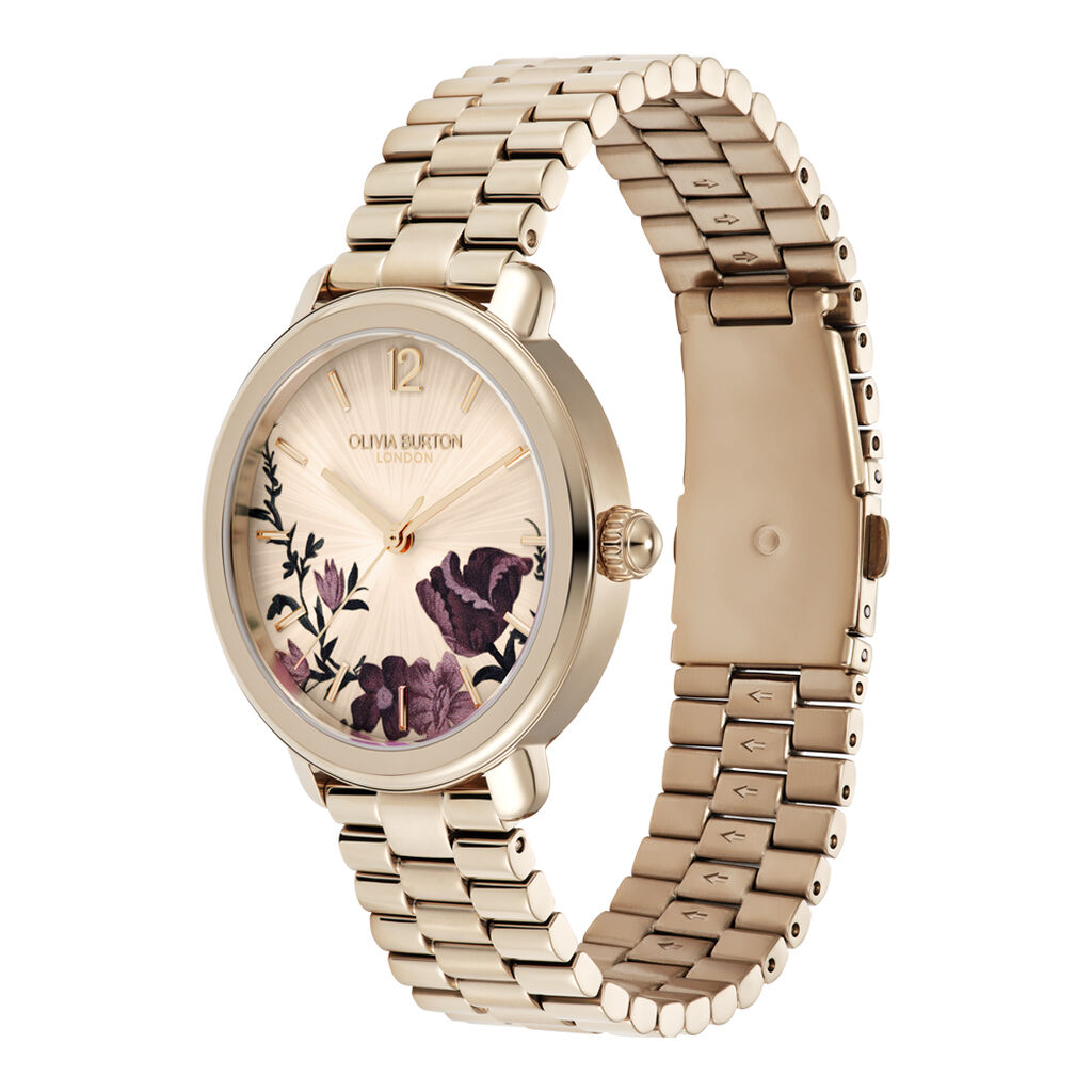 Montre Olivia Burton Vintage Floral Rose - Montres Femme | Histoire d&rsquo;Or