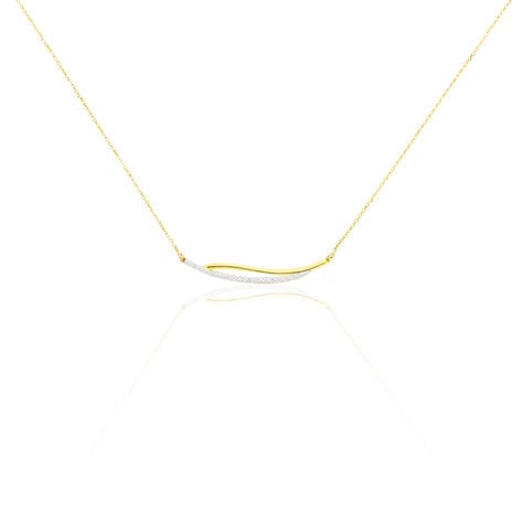Collier Una Or Jaune Diamant - Colliers Femme | Histoire d&rsquo;Or