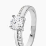 Bague Mayssara Argent Blanc Oxyde De Zirconium - Bijoux Femme | Histoire d&rsquo;Or