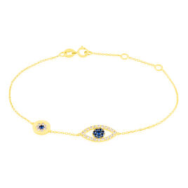 Bracelet Belkiz Or Jaune Oxyde De Zirconium - Bracelets Femme | Histoire d’Or