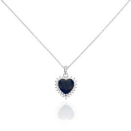 Collier Argent Sphinx Pierre - Colliers Coeur Femme | Histoire d’Or