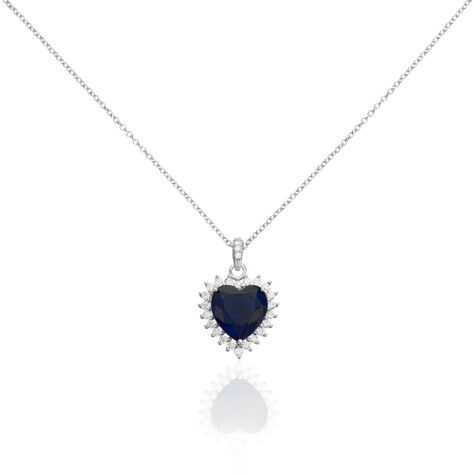 Collier Argent Sphinx Pierre - Colliers Coeur Femme | Histoire d’Or