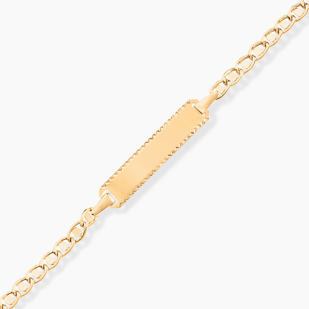 Bracelet Identite Bebe Or Jaune Eowyn - Bracelets Communion Enfant | Histoire d&rsquo;Or
