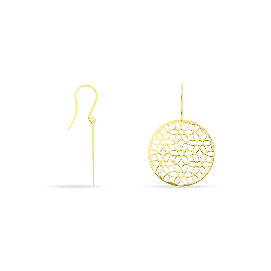 Boucles D'oreilles Pendantes Caterina Or Jaune - Boucles d'oreilles pendantes Femme | Histoire d’Or