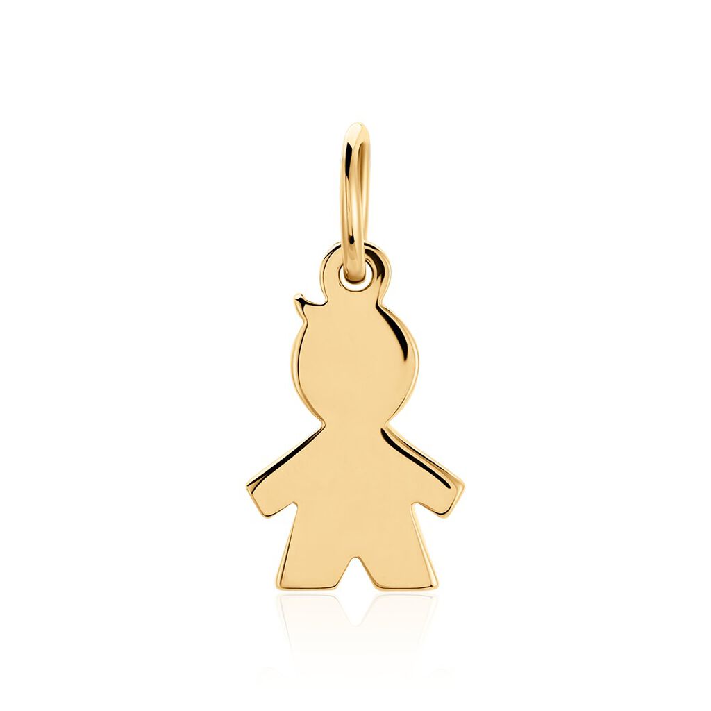 Pendentif Kids Plaque Or Doré - Pendentifs Femme | Histoire d’Or