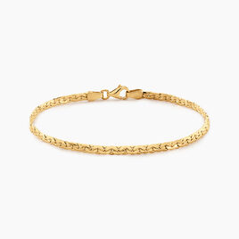 Bracelet Ivy Maille Haricot Or Jaune - Bracelets chaîne Femme | Histoire d’Or