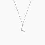 Pendentif Klementine Or Blanc Oxyde De Zirconium - Pendentifs Femme | Histoire d&rsquo;Or