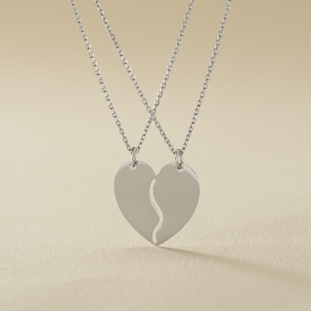 Collier Abrar Argent Blanc - Colliers doubles et triples cha&icirc;nes Femme | Histoire d&rsquo;Or