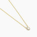 Collier Oliviane Argent Jaune Oxyde De Zirconium