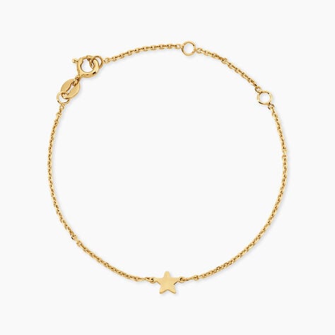 Bracelet Tinia Argent Dor&eacute; A L'Or 750/1000 - Bijoux sans pierre Femme | Histoire d&rsquo;Or