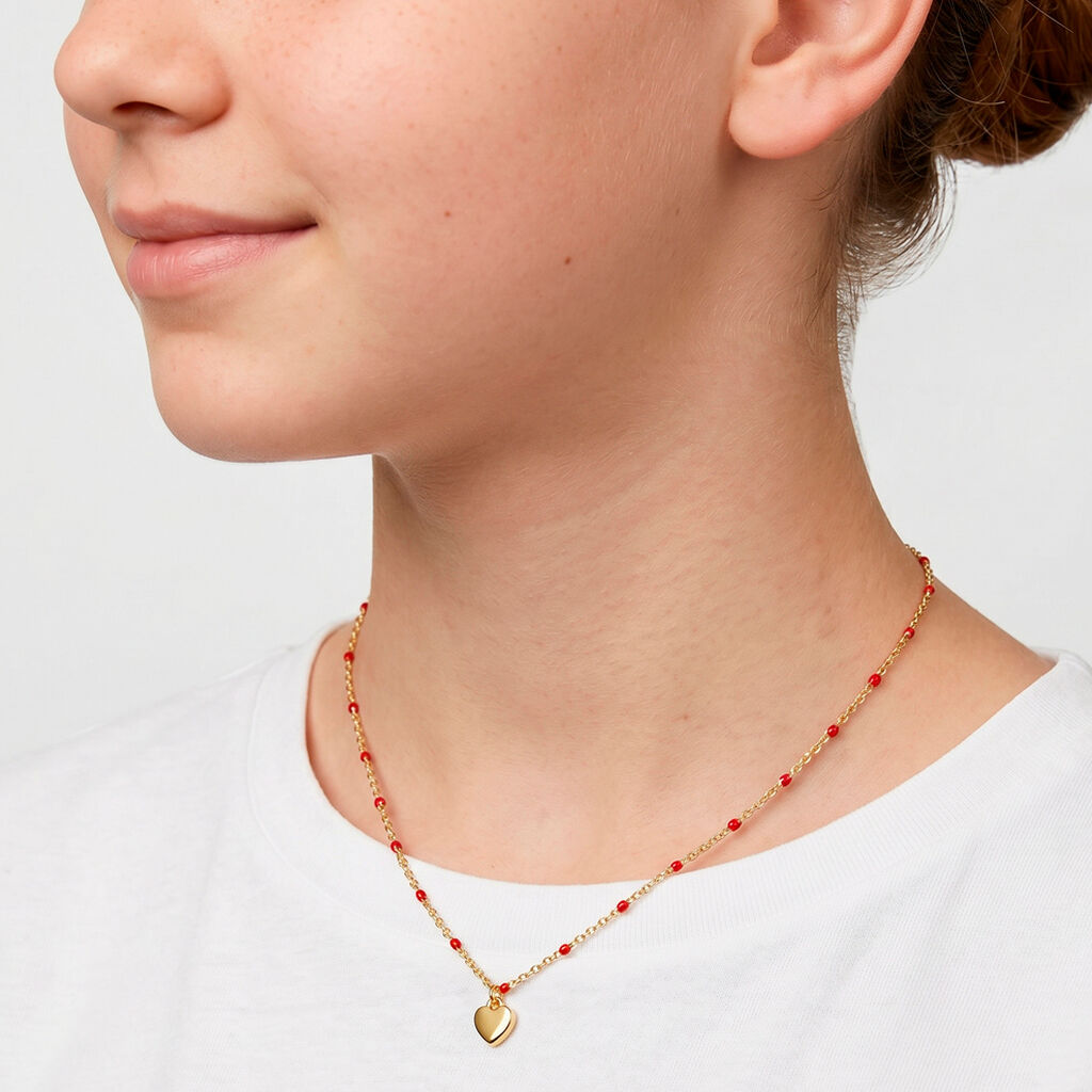 Collier Bubble Argent Jaune - Colliers fantaisie Enfant | Histoire d&rsquo;Or
