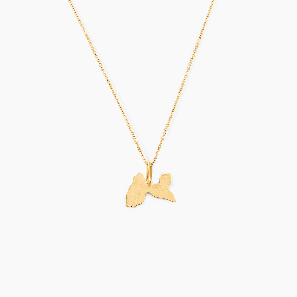 Pendentif Gaietana Guadeloupe Or Jaune - Pendentifs Famille | Histoire d&rsquo;Or