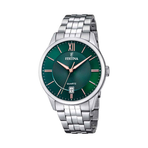 Montre Festina Acero Clasico Vert - Montres Homme | Histoire d’Or