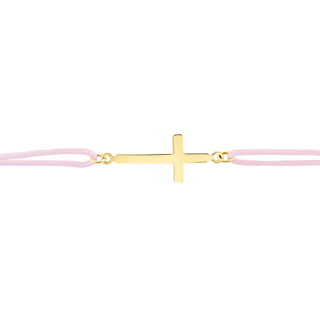 Bracelet Crosia Or Jaune - Bracelets cordon Femme | Histoire d’Or
