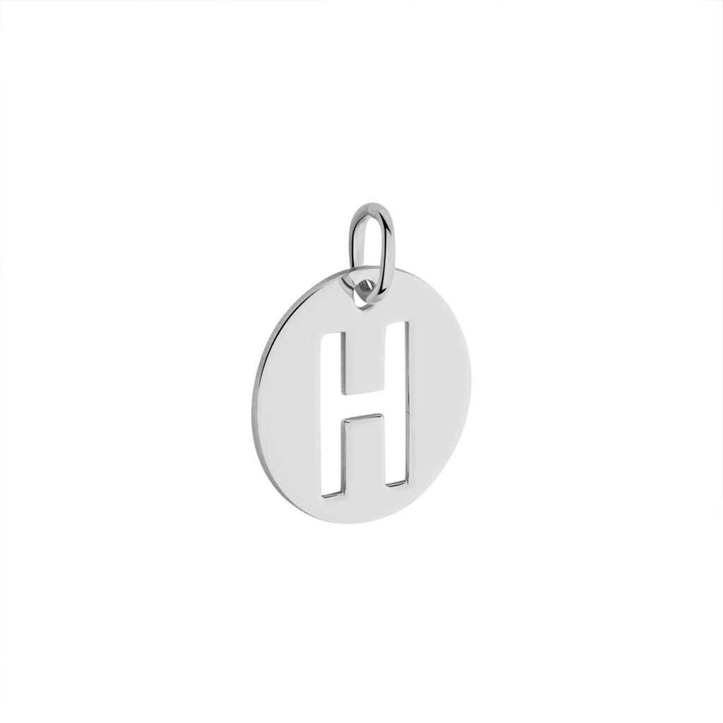 Pendentif Elio H Argent Blanc - Pendentifs Famille | Histoire d’Or
