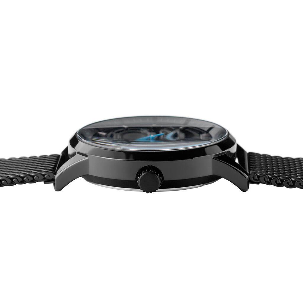 Montre Pierre Lannier Paddock Noir - Montres m&eacute;caniques Homme | Histoire d&rsquo;Or