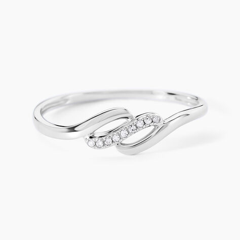Bague Tylane Or Blanc Diamant Divers - Bagues avec pierre Femme | Histoire d’Or
