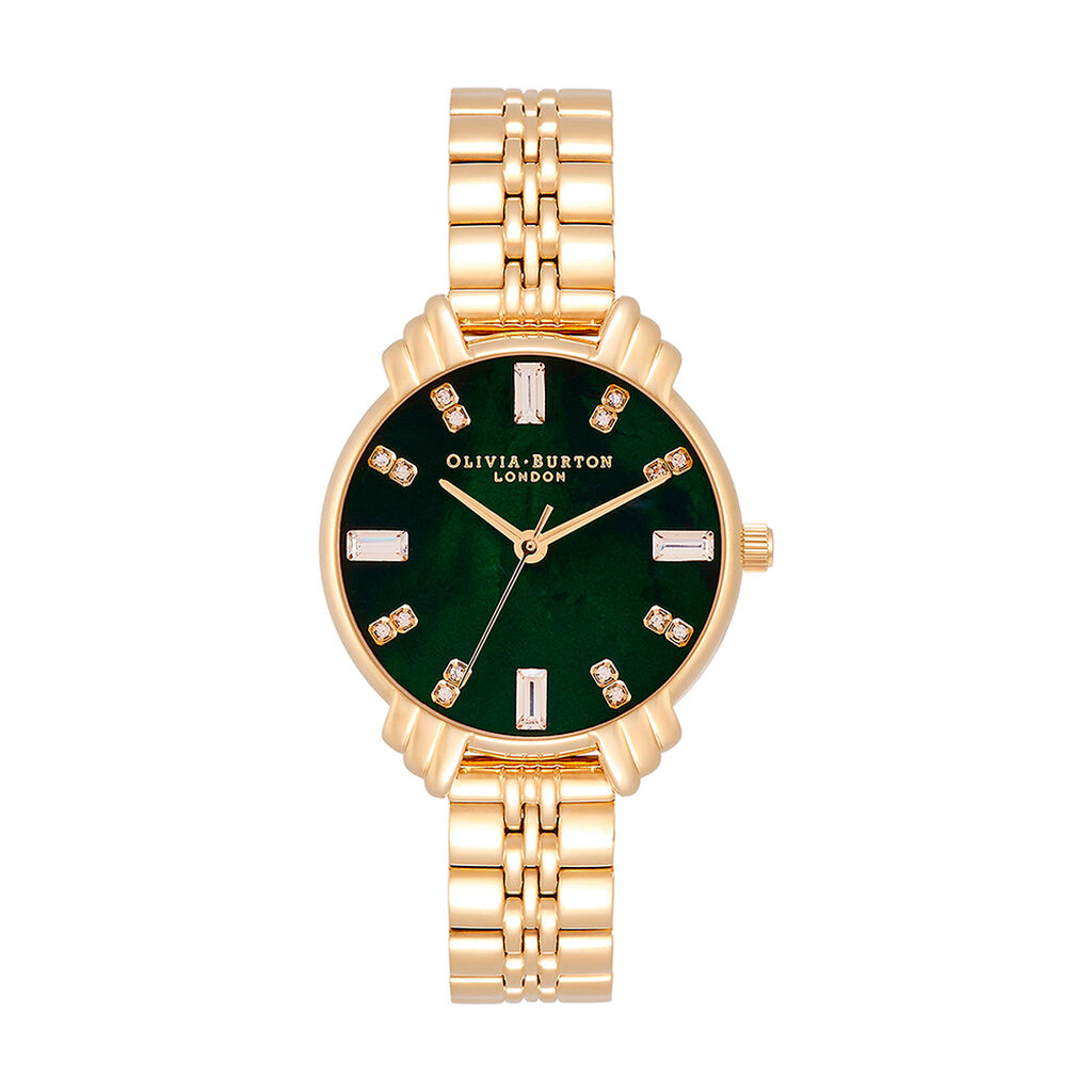 Montre Olivia Burton Art Deco Vert
