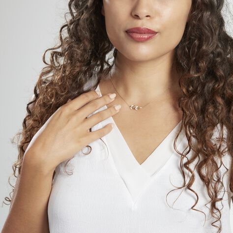Collier Or Jaune Nahia Oxydes De Zirconium - Colliers Femme | Histoire d’Or