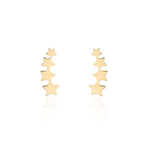 Boucles D'oreilles Grimpantes Plaqué Or Nayeli - Boucles d'oreilles fantaisie Femme | Histoire d’Or