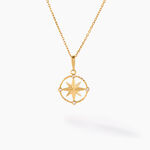 Pendentif Bethania Or Jaune Oxyde De Zirconium - Pendentifs Femme | Histoire d&rsquo;Or