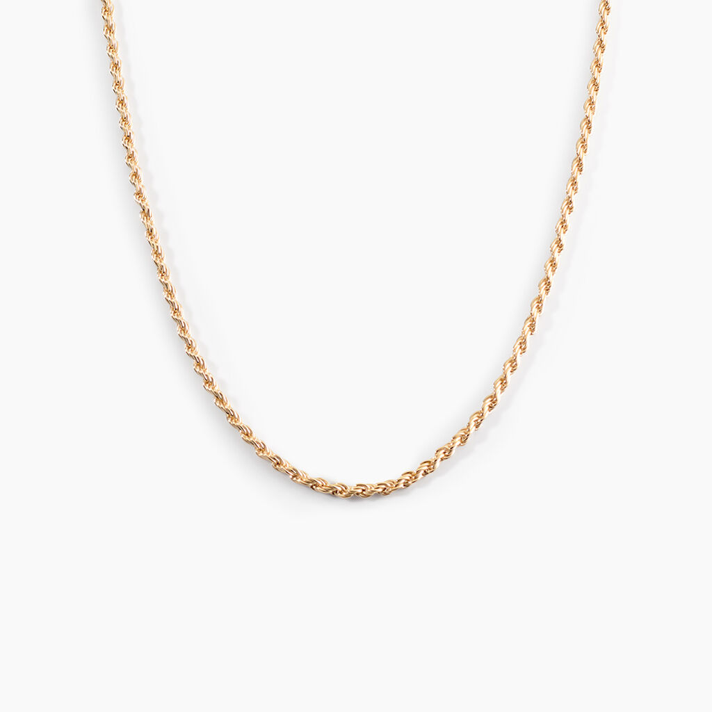 Collier Azelys Plaqu&eacute; Or Jaune - Chaines Femme | Histoire d&rsquo;Or