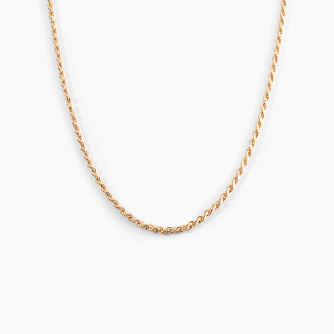 Collier Azelys Plaqu&eacute; Or Jaune - Chaines Femme | Histoire d&rsquo;Or