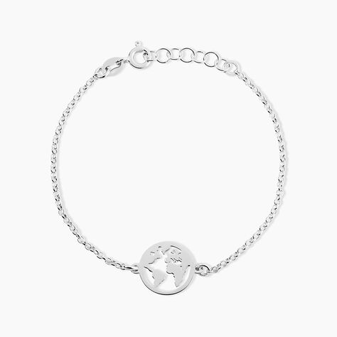 Bracelet Argent Blanc Colombina - Bracelets Femme | Histoire d&rsquo;Or