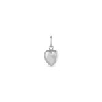 Pendentif Eudocie Coeur Lisse Or Blanc - Pendentifs Famille | Histoire d&rsquo;Or