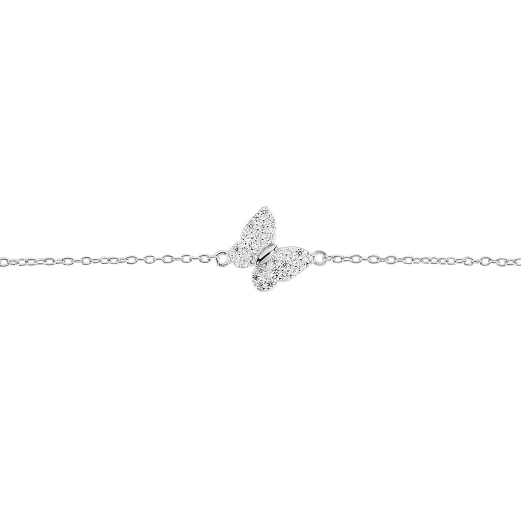 Bracelet Hervelina Argent Blanc Oxyde De Zirconium - Bracelets Femme | Histoire d’Or