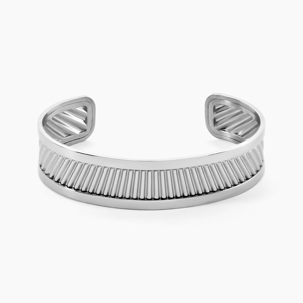 Bracelet Jonc Aud Acier Blanc - Bracelets joncs Femme | Histoire d&rsquo;Or
