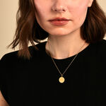 Collier Doria Acier Jaune Oxyde De Zirconium - Colliers fantaisie Femme | Histoire d&rsquo;Or