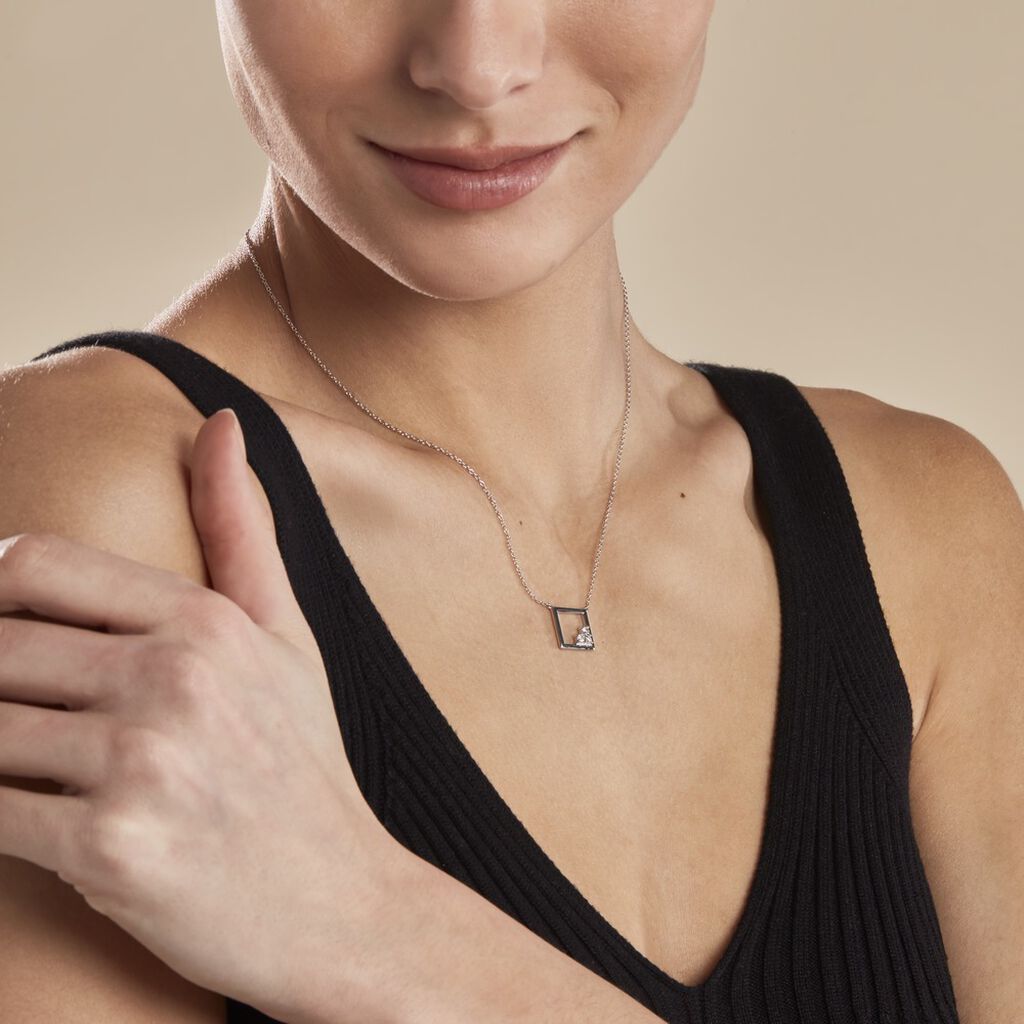 Collier Argent Mettild Oxydes De Zirconium - Colliers fantaisie Femme | Histoire d’Or