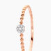 Bague Solitaire Gaxina Or Rose Diamant - Bagues solitaires Femme | Histoire d’Or