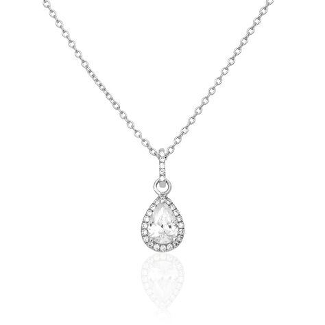 Collier Briony Argent Blanc Oxyde De Zirconium - Colliers fantaisie Femme | Histoire d’Or