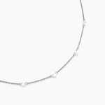 Collier Noha Argent Blanc Oxyde De Zirconium - Colliers fantaisie Femme | Histoire d&rsquo;Or