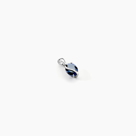 Pendentif Prudencia Or Blanc Saphir - Pendentifs Femme | Histoire d’Or