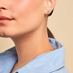 Boucles D'oreilles Puces Clarance Argent Blanc Oxyde De Zirconium - Boucles d'oreilles fantaisie Femme | Histoire d&rsquo;Or