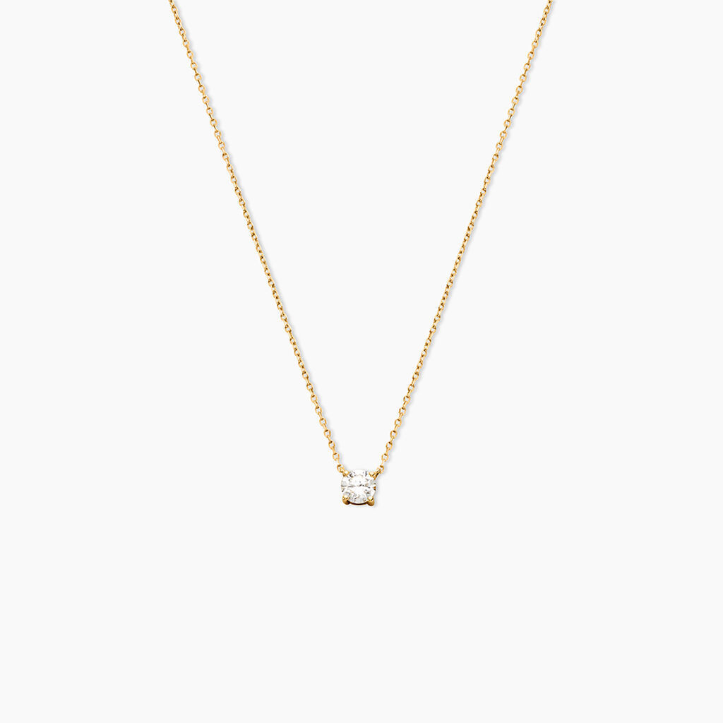 Collier Collection Aphrodite Or Jaune Diamant Synthetique - Colliers Femme | Histoire d’Or