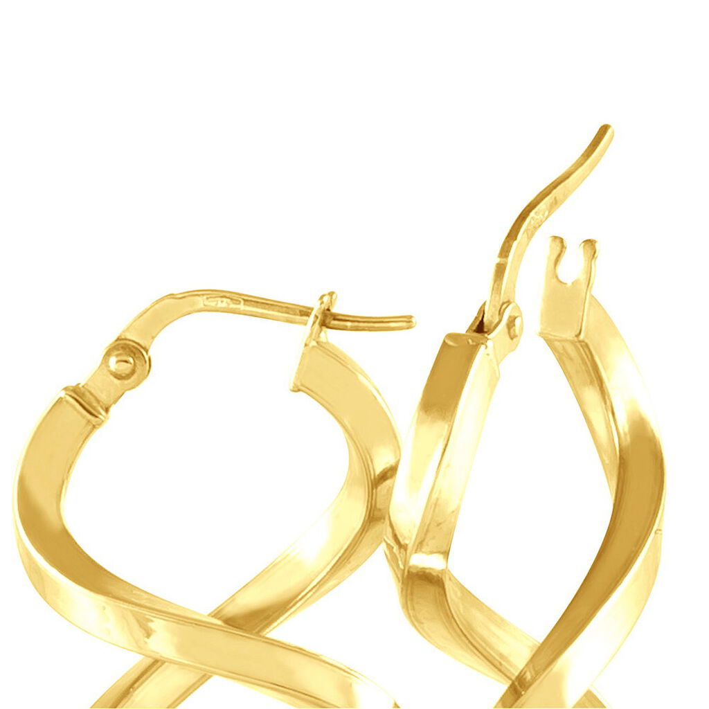 Créoles Helmine Or Jaune - Boucles d'oreilles créoles Femme | Histoire d’Or