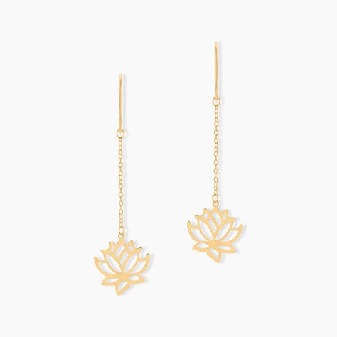 Boucles D'oreilles Pendantes Nevia Or Jaune - Boucles d'oreilles pendantes Femme | Histoire d’Or