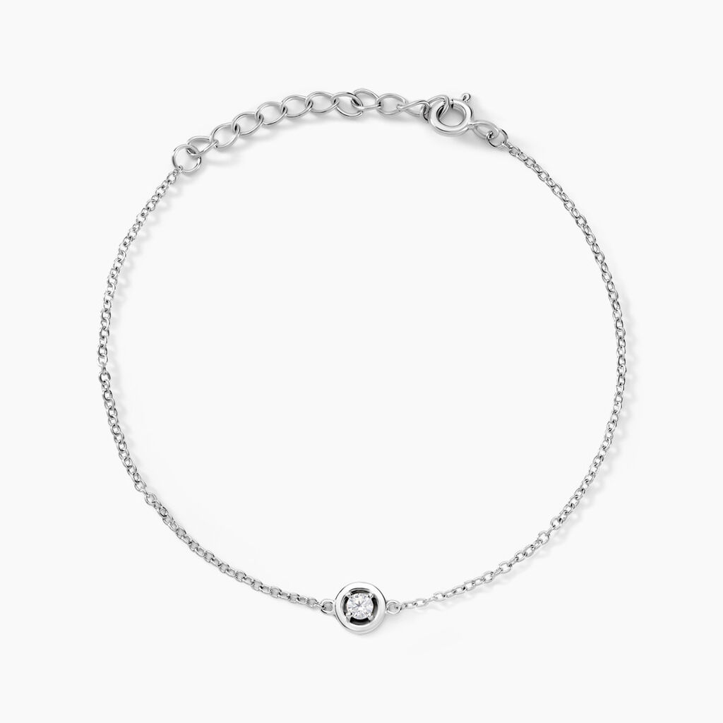 Bracelet Argent Laureto Oxydes De Zirconium - Bracelets Femme | Histoire d’Or