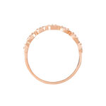 Bague Hestia Or Rose Oxyde De Zirconium - Bagues avec pierre Femme | Histoire d&rsquo;Or