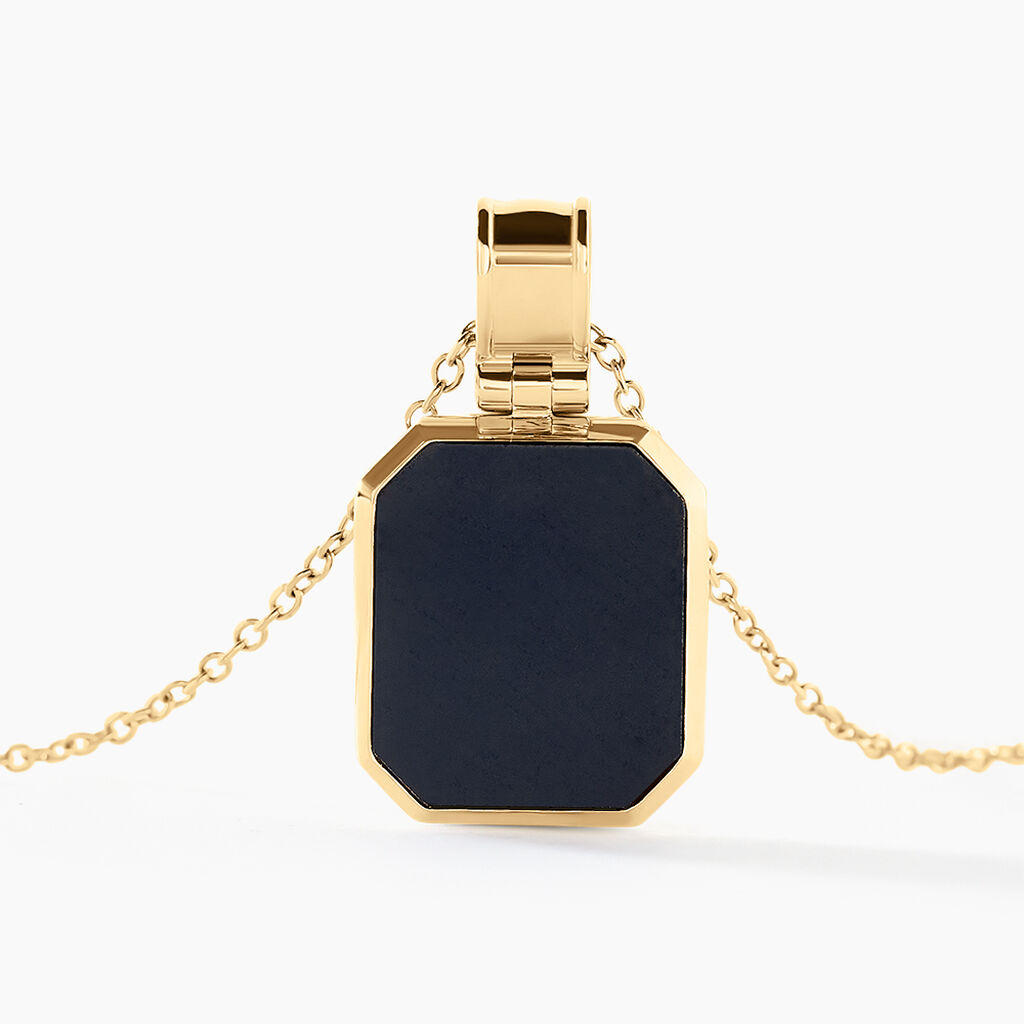 Collier Tertius Or Jaune Onyx - Colliers Homme | Histoire d’Or