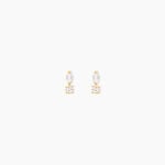 Boucles D'oreilles Puces Huey Or Jaune Oxyde De Zirconium - Clous d'oreilles Femme | Histoire d&rsquo;Or