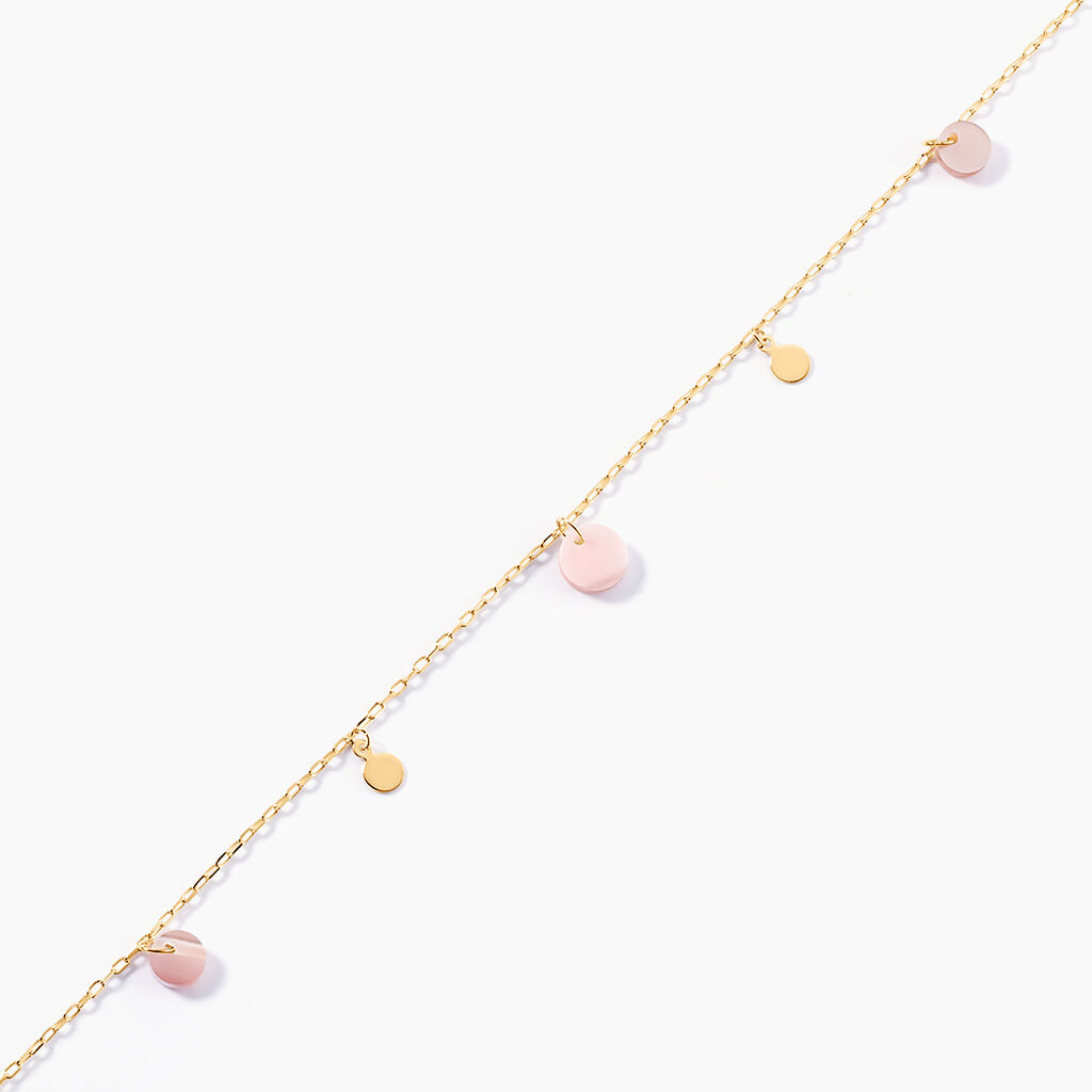 Bracelet Pampilles Colorées Or Jaune Nacre - Bracelets Femme | Histoire d’Or