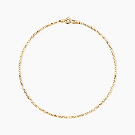 Cha&icirc;ne De Cheville Jahleel Or Jaune - Cha&icirc;nes de cheville Femme | Histoire d&rsquo;Or