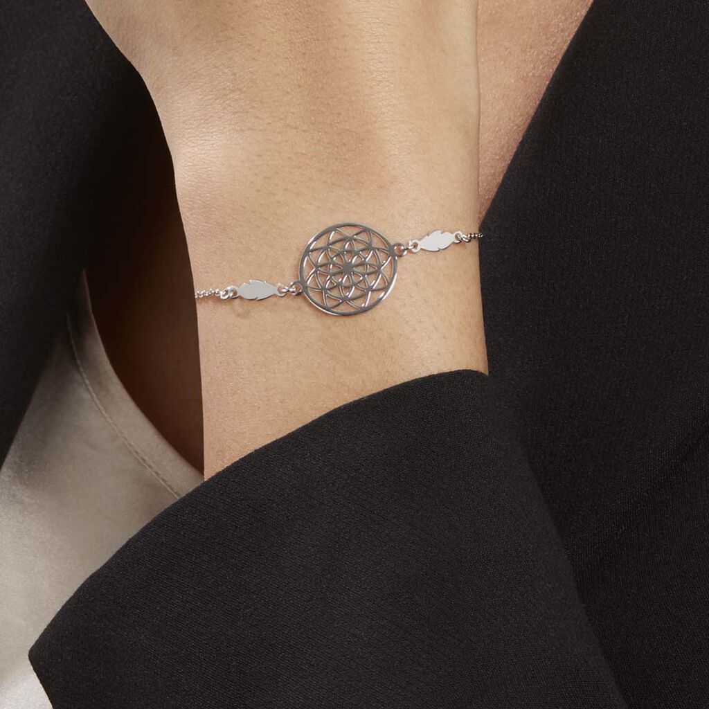 Bracelet Enola Argent Blanc - Bracelets Femme | Histoire d’Or